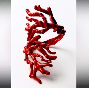 Zara Coral Shaped Open Bangle